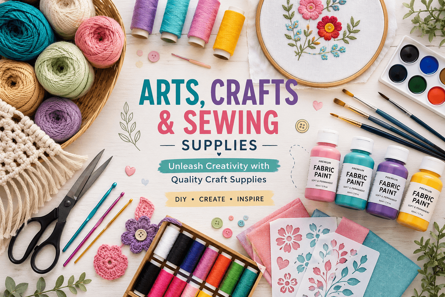 Arts, Crafts & Sewing Supplies – Creative Tools for Every DIY Project